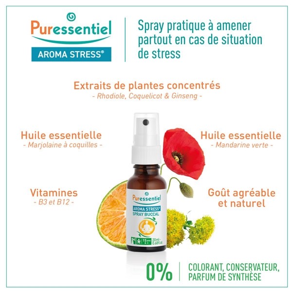 Puressentiel Aroma Stress Spray buccal