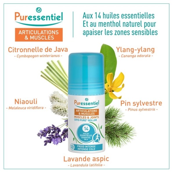 Puressentiel Articulations et muscles Cryo Pure Roller
