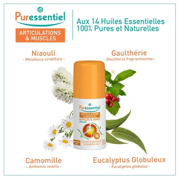 Puressentiel Articulations et muscles roller