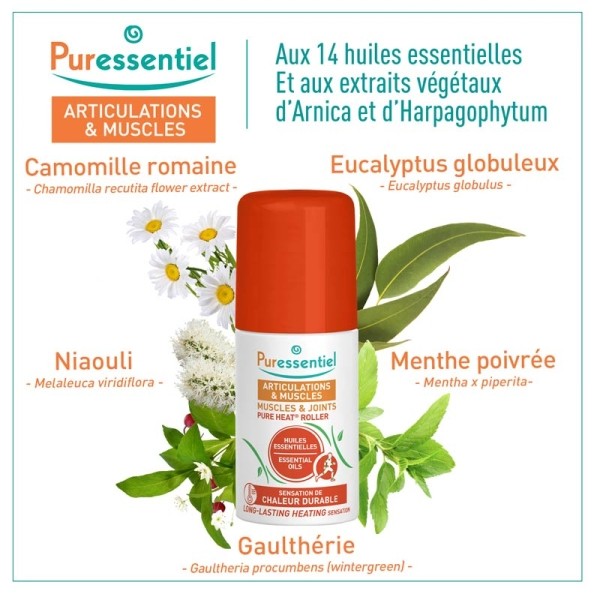 Puressentiel Articulations et muscles Pure Heat Roller