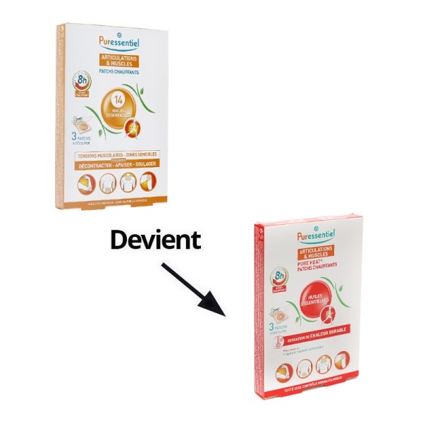 Puressentiel Articulations patchs chauffants