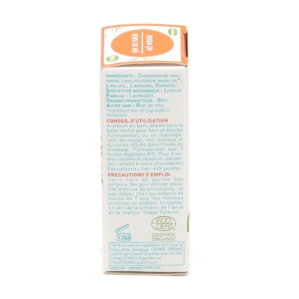 Puressentiel huile essentielle Bois de Hô Bio