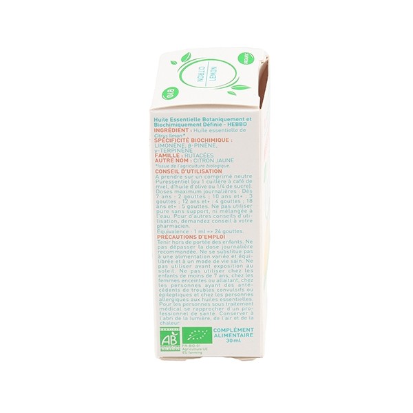 Puressentiel Huile essentielle Citron Bio
