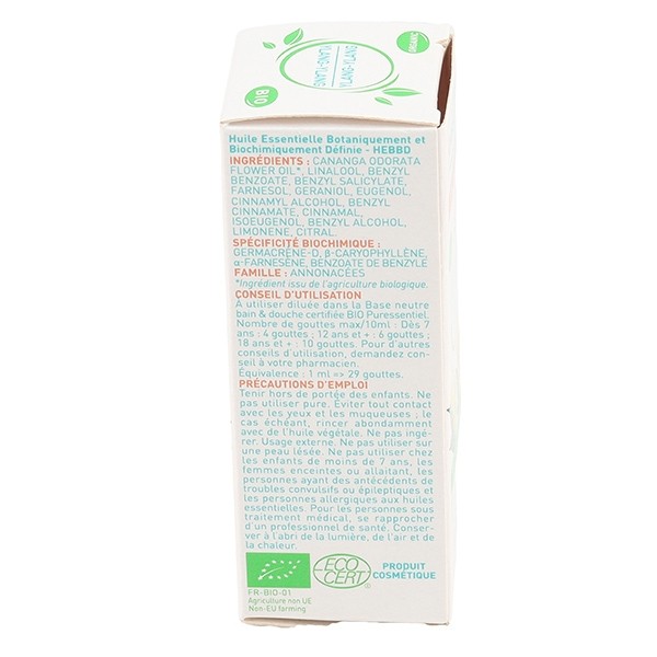 Puressentiel Huile essentielle Ylang ylang Bio