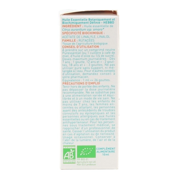 Puressentiel Huile essentielle Petit grain Bigarade bio