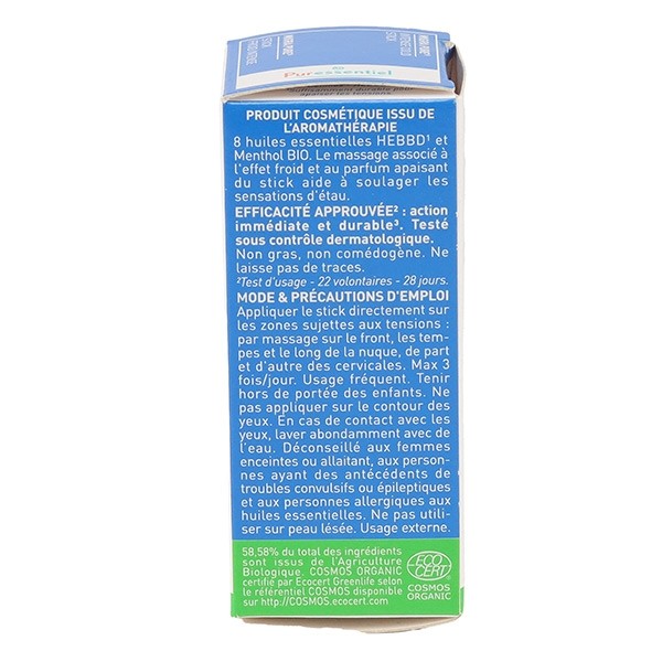 Puressentiel Migra Pure stick Froid Intense bio