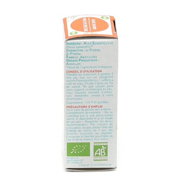 Puressentiel Huile essentielle Pin sylvestre Bio
