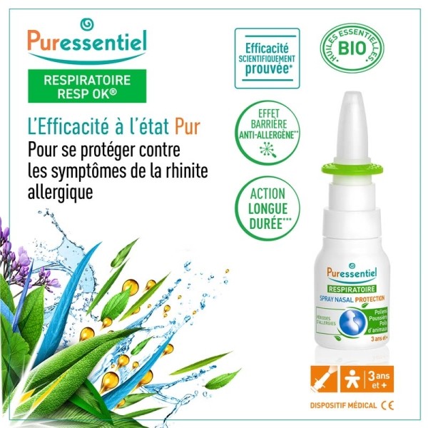 Puressentiel Respiratoire spray nasal protection Bio