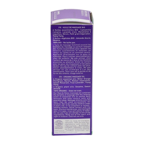 Puressentiel Sommeil Huile de massage bio