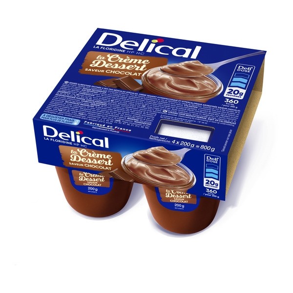 Delical crème dessert HP HC La Floridine saveur chocolat