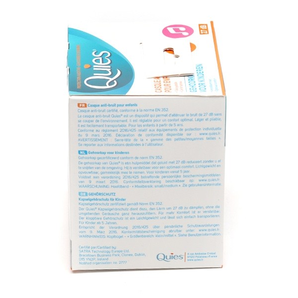 Quies Casque anti bruit enfant
