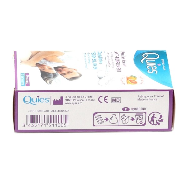 Quies Pastilles anti-ronflement goût agrume