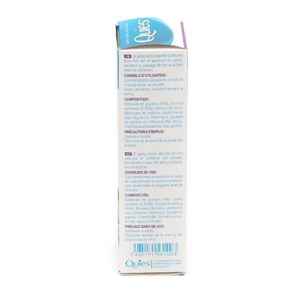 Quies Anti-Ronflement spray buccal