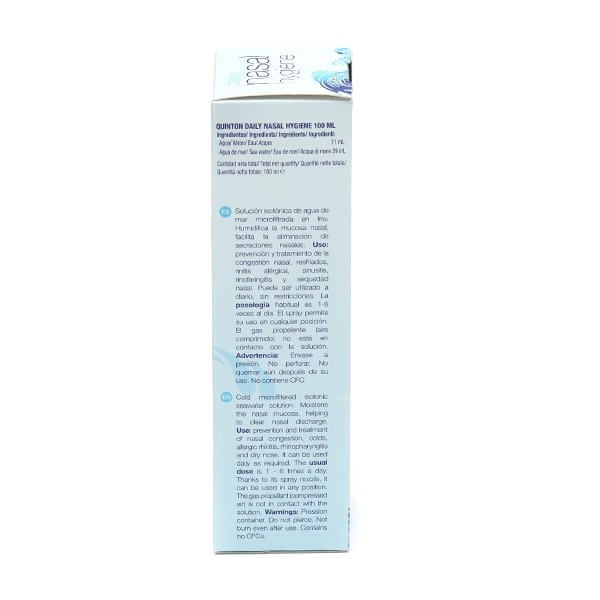 Eau de Quinton Daily spray nasal isotonique
