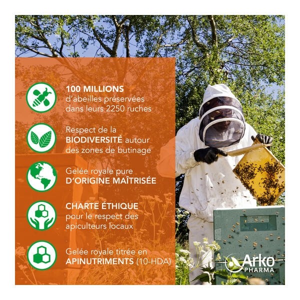 Arkoroyal Vitadéfenses ampoules