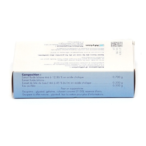 Rectopanbiline adultes suppositoires