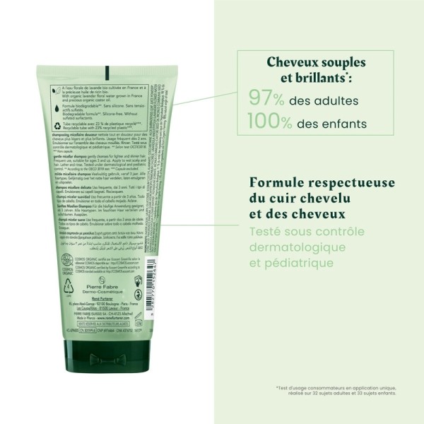 René Furterer Naturia shampooing micellaire douceur Bio