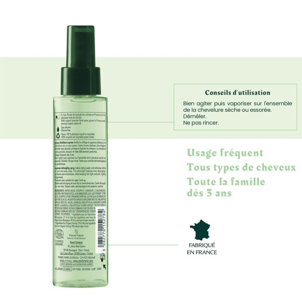 René Furterer Naturia Spray démêlant express Bio