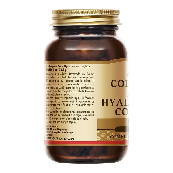 Solgar Collagene Acide Hyaluronique Complexe