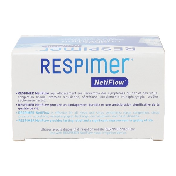 Respimer Netiflow sachet de sels minéraux nasal