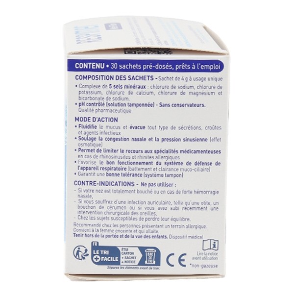 Respimer Netiflow sachet de sels minéraux nasal