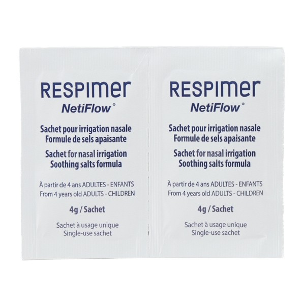 Respimer Netiflow sachet de sels minéraux nasal