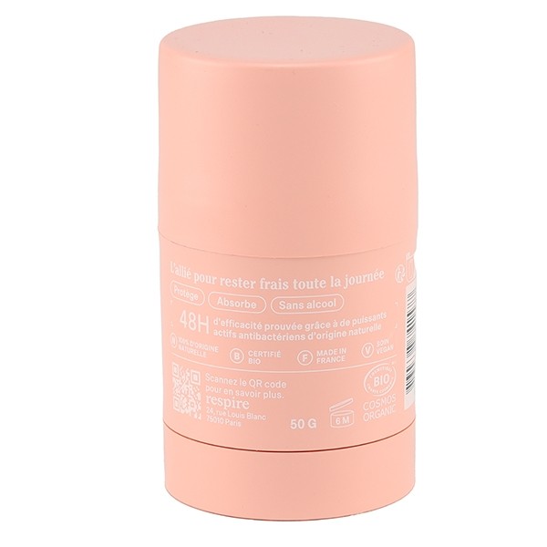 Respire Déodorant stick Rose Pivoine Bio