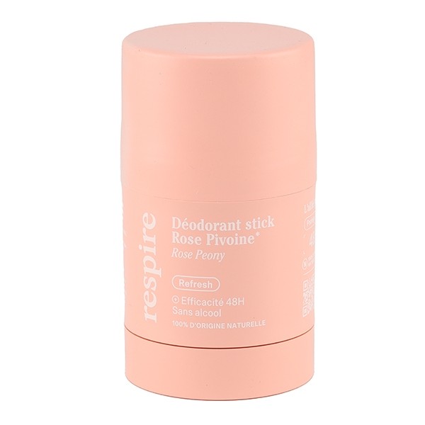 Respire Déodorant stick Rose Pivoine Bio