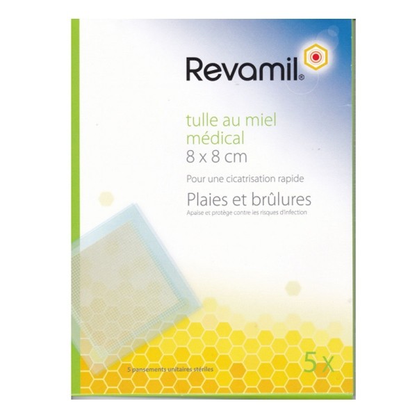 Revamil compresses imprégnées de miel
