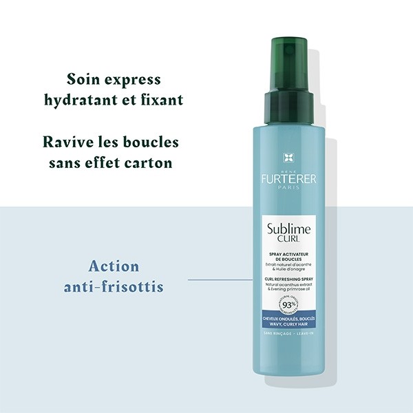 René Furterer Sublime Curl spray réactivateur de boucles