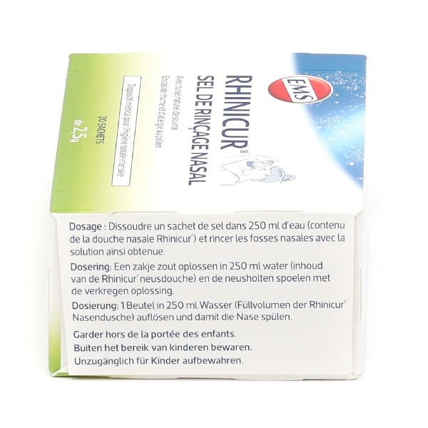Rhinicur sel de rinçage nasal sachets