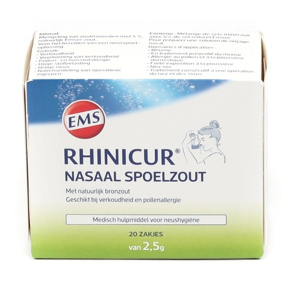 Rhinicur sel de rinçage nasal sachets