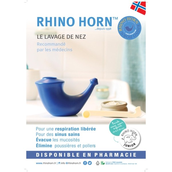 Rhino Horn Lavage de nez