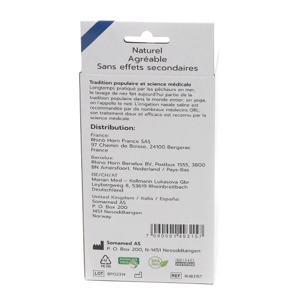 Rhino Horn Lavage de nez