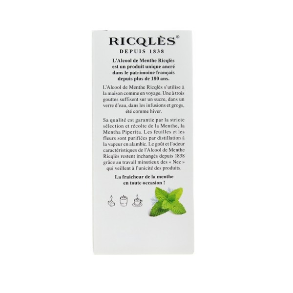 Ricqlès alcool de menthe