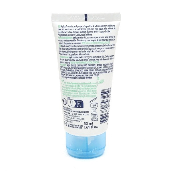 Rivadouce Bébé Crème hydratante bio