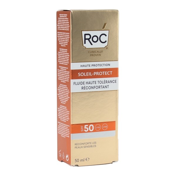 Roc haute protection soleil protect fluide solaire SPF 50