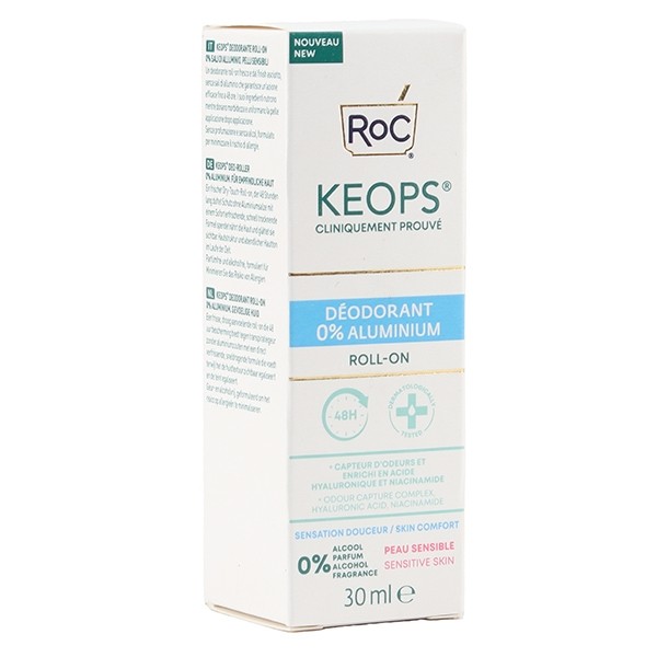 Roc Keops Déodorant bille 48h sans aluminium