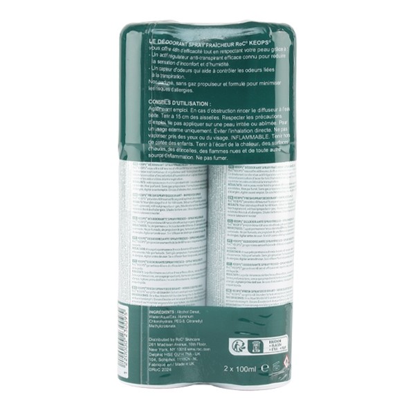 Roc Keops déodorant spray fraîcheur 48 h