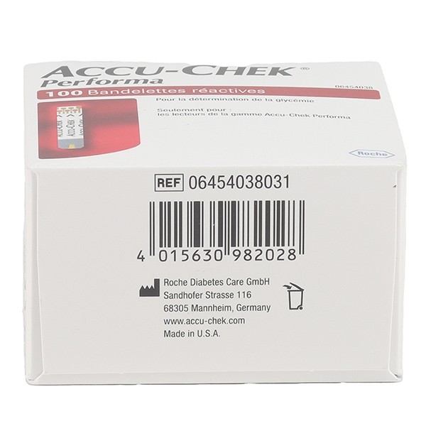 Accu Chek Performa bandelettes