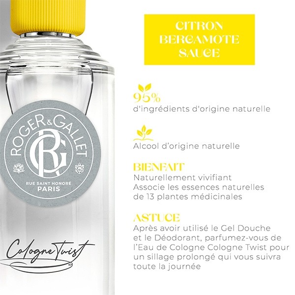 Roger et Gallet Cologne Twist Eau de Cologne