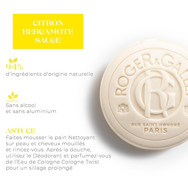 Roger et Gallet Cologne Twist Pain nettoyant