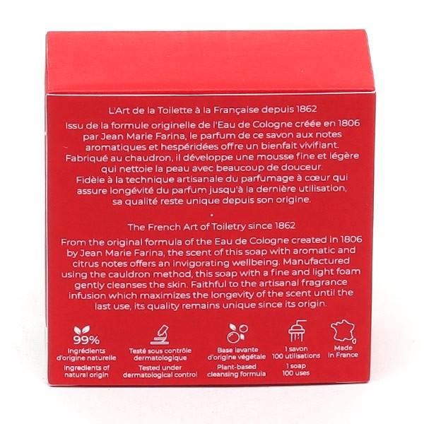 Roger et Gallet savon parfumé Jean Marie Farina