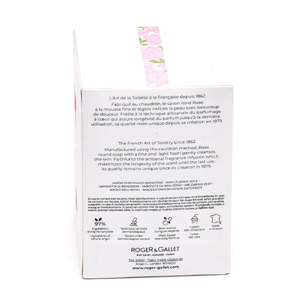 Roger et Gallet savon parfumé Rose