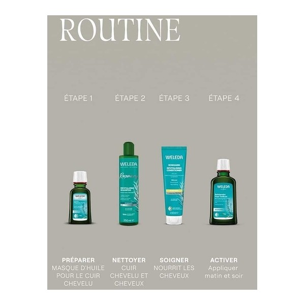 Weleda Shampooing revitalisant au romarin