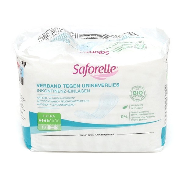 Saforelle Serviettes fuites urinaires Extra 4 gouttes