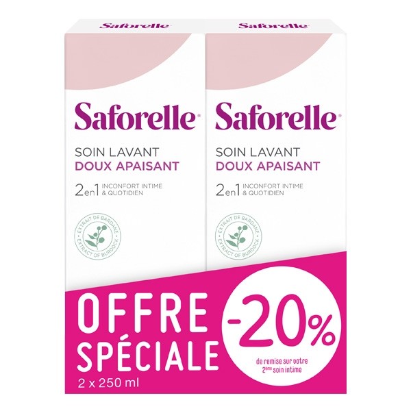 Saforelle soin lavant doux apaisant