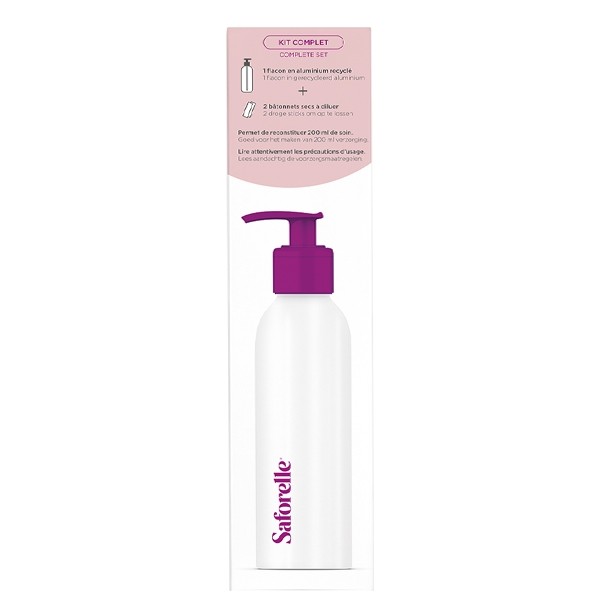 Saforelle Soin lavant intime hydratant bio à reconstituer