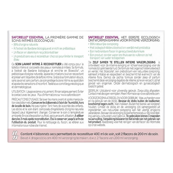 Saforelle soin lavant intime apaisant à reconstituer