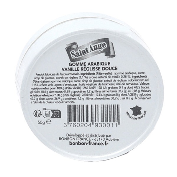 Saint Ange Gommes réglisse douce